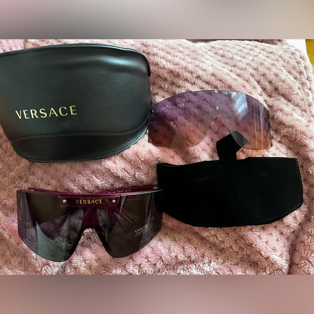 Versace oversized Sunglasses